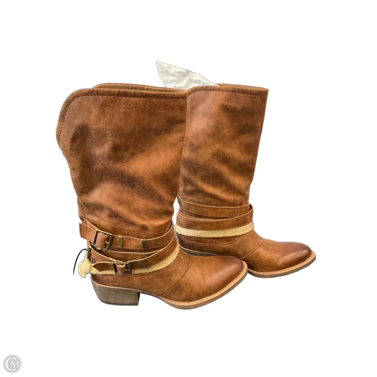 Boots Western By Coconuts In Brown, Size: 6