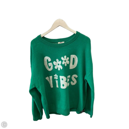 Sweater By Hippie Rose In Green, Size: Xl