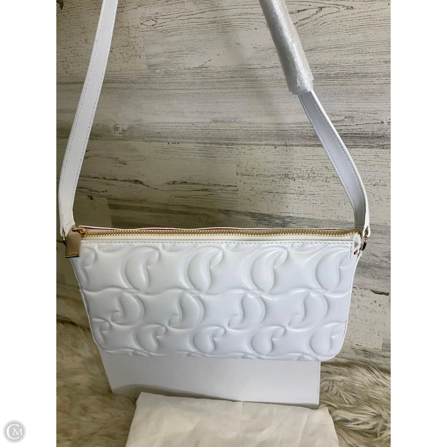 Handbag Luxury Designer By Christian Louboutin, Size: Medium