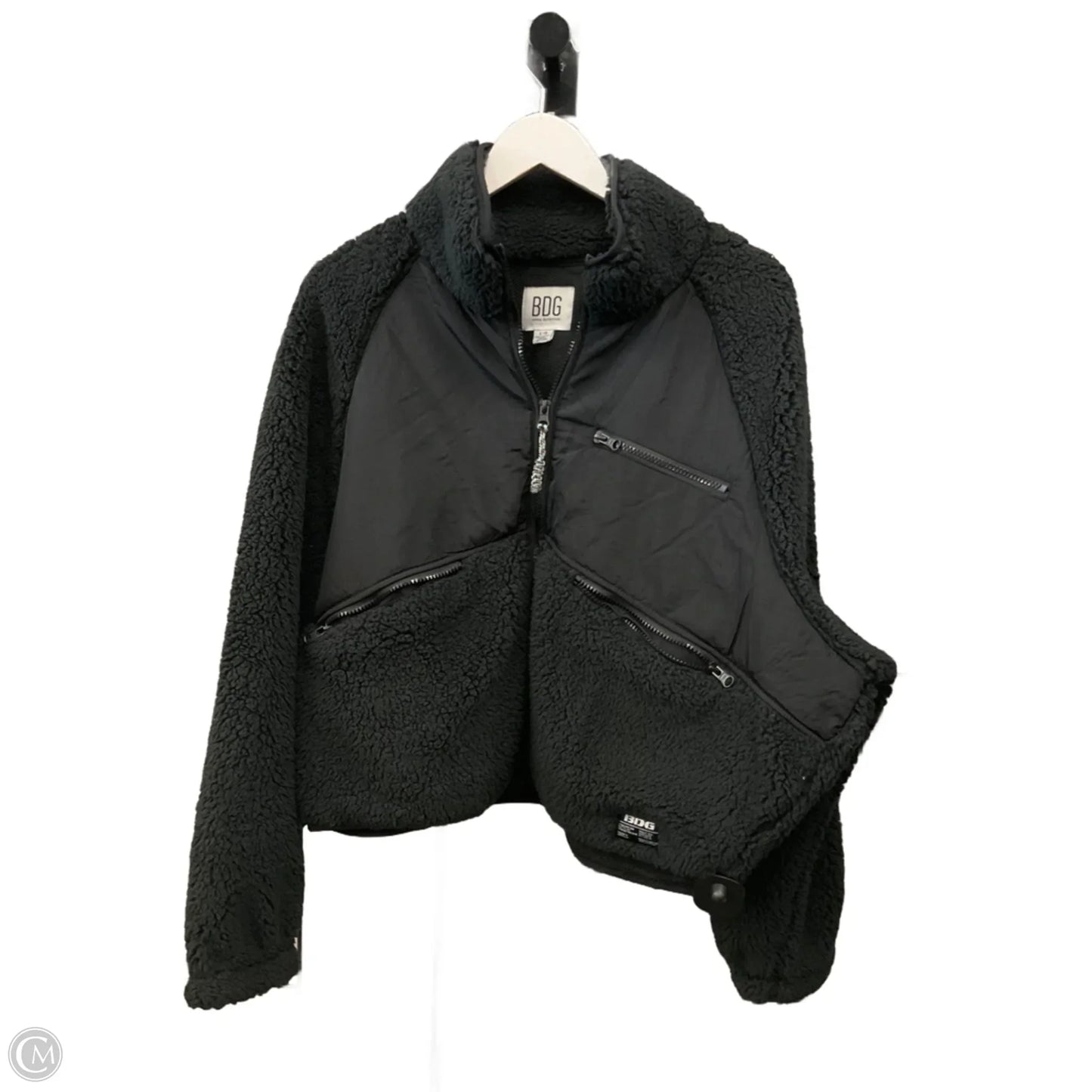 Jacket Fleece By Bdg In Black, Size: L