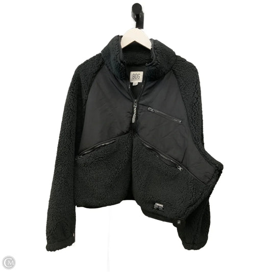 Jacket Fleece By Bdg In Black, Size: L