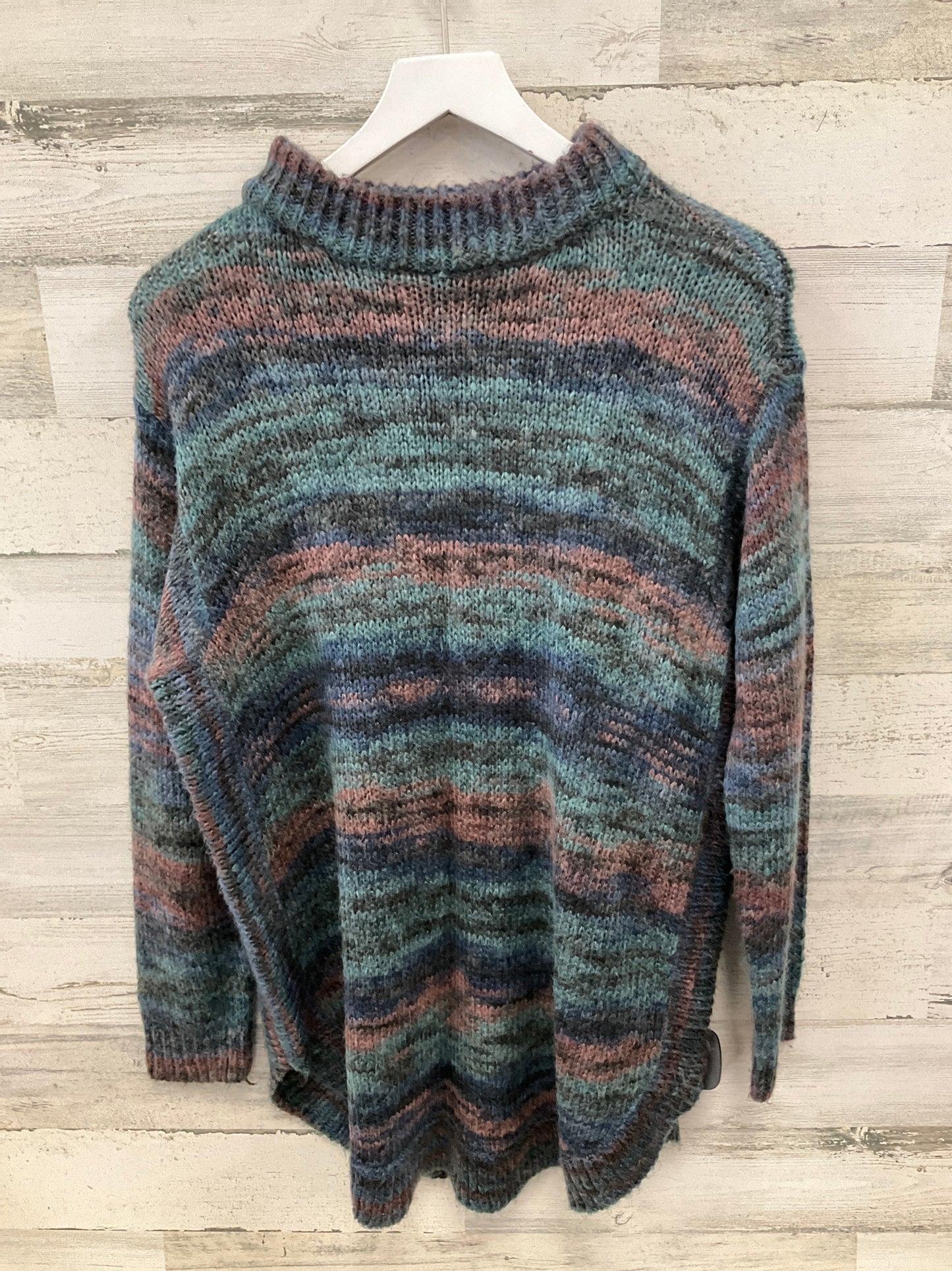 Sweater By Chicos In Teal, Size: L