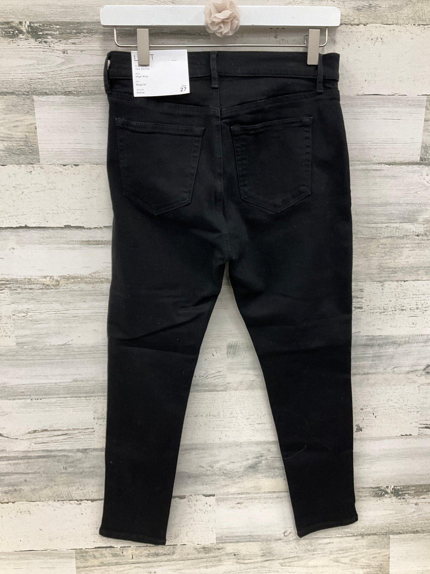 Jeans Skinny By Loft In Black, Size: 4