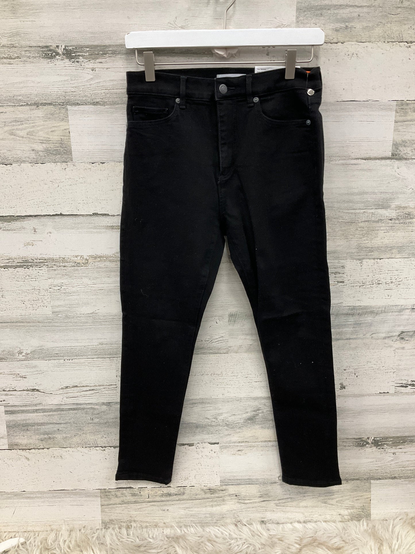 Jeans Skinny By Loft In Black, Size: 4
