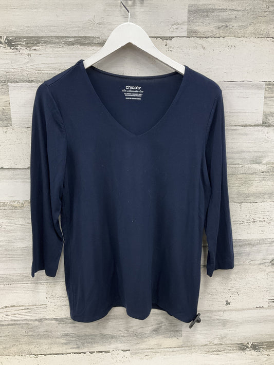Top 3/4 Sleeve Basic By Chicos  Size: M