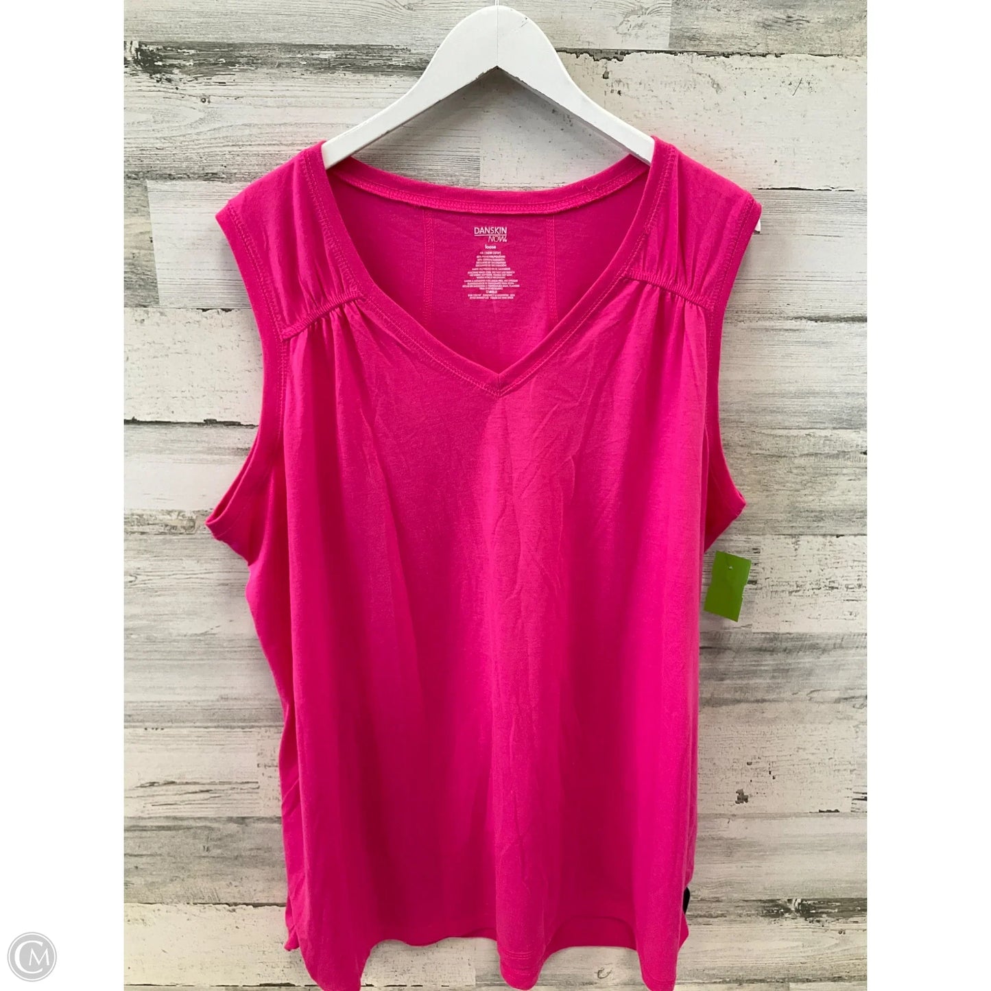 Athletic Top Short Sleeve By Danskin Now In Pink, Size: 4x