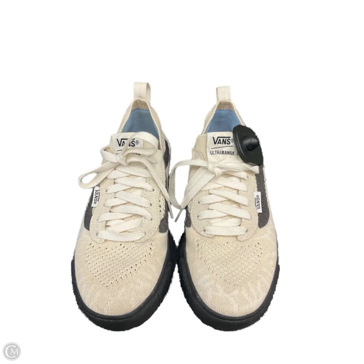Shoes Athletic By Vans In Cream, Size: 6