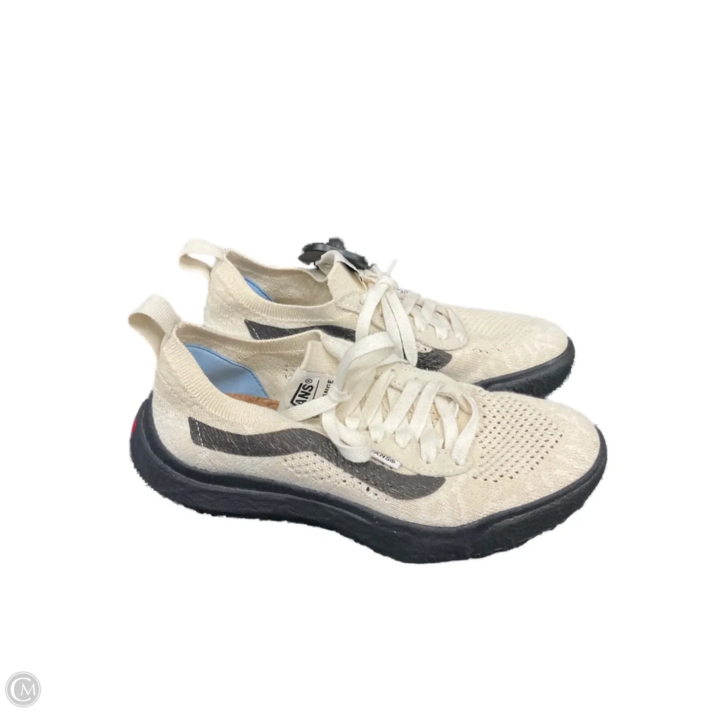 Shoes Athletic By Vans In Cream, Size: 6