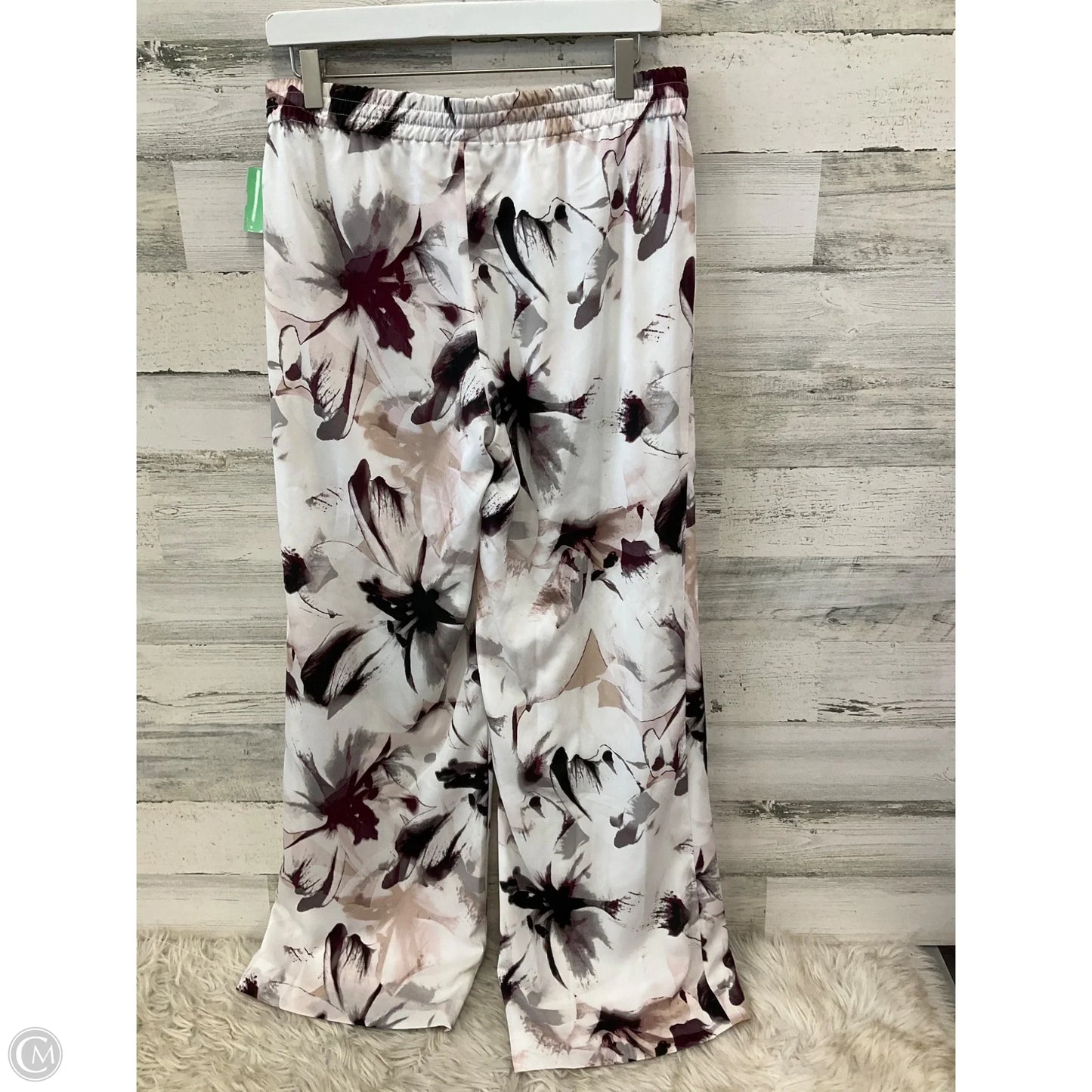 Pants Wide Leg By Calvin Klein In White, Size: 6