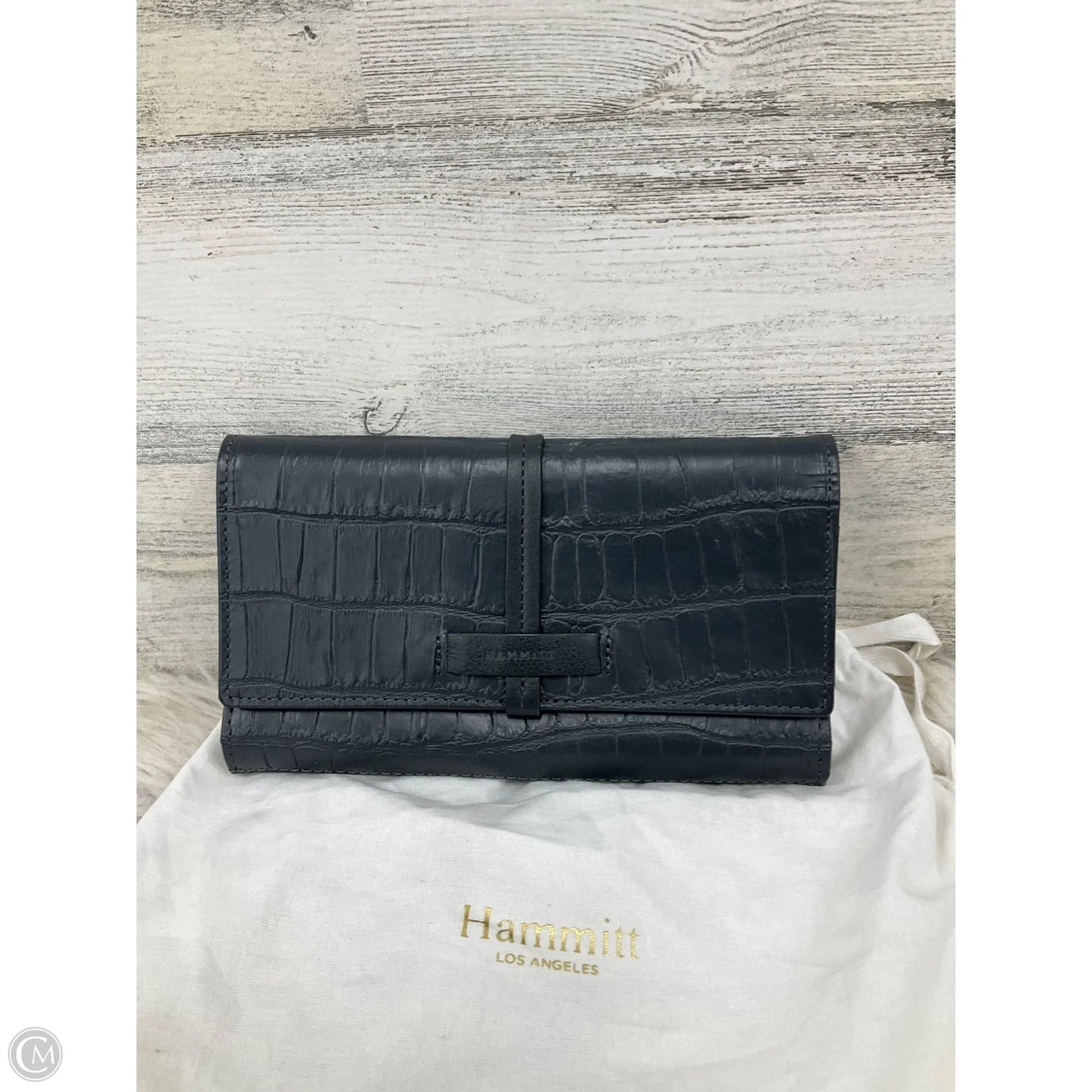 Wallet Leather By Hammitt, Size: Large