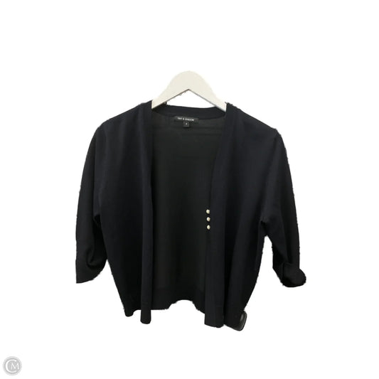 Sweater Cardigan By Clothes Mentor In Navy, Size: S