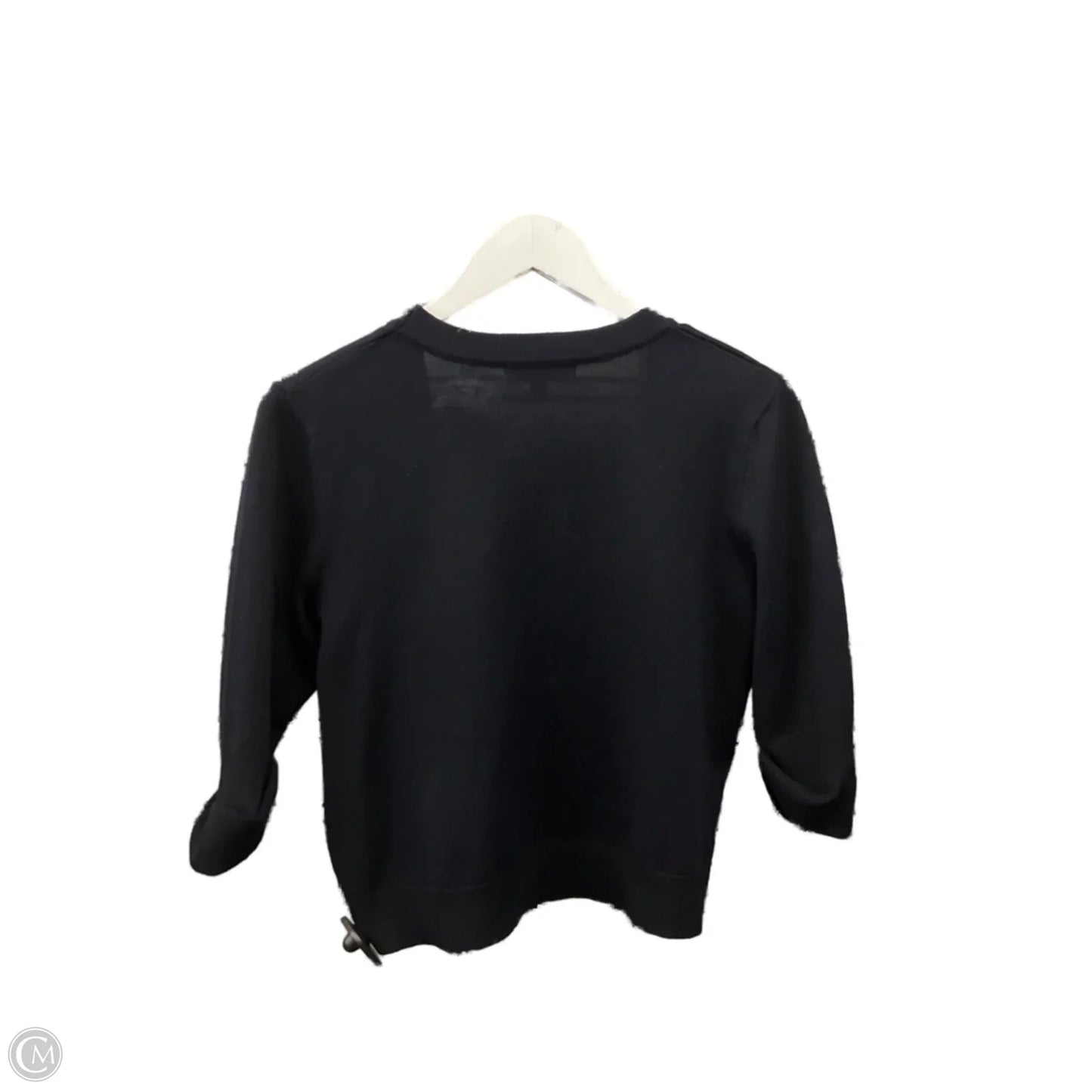 Sweater Cardigan By Clothes Mentor In Navy, Size: S