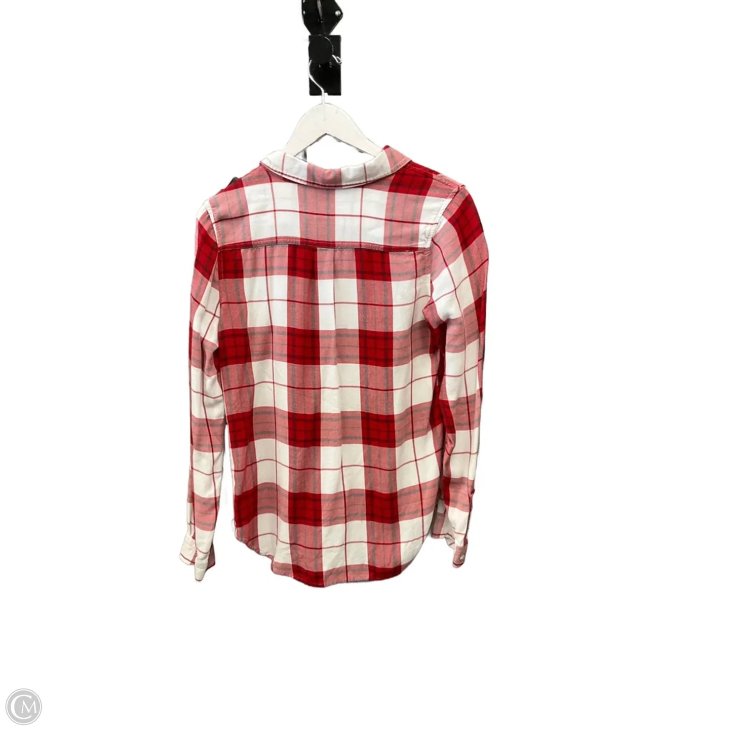 Top Long Sleeve By Universal Thread In Red & White, Size: Xs