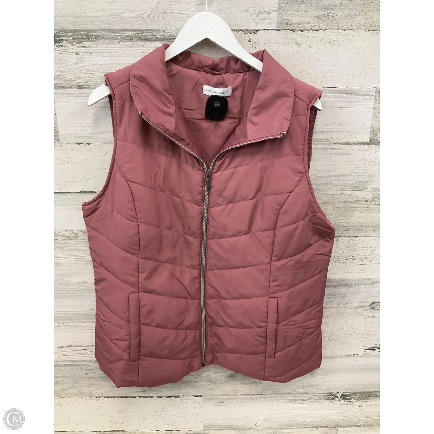 Vest Puffer & Quilted By Christopher And Banks In Mauve, Size: Xl