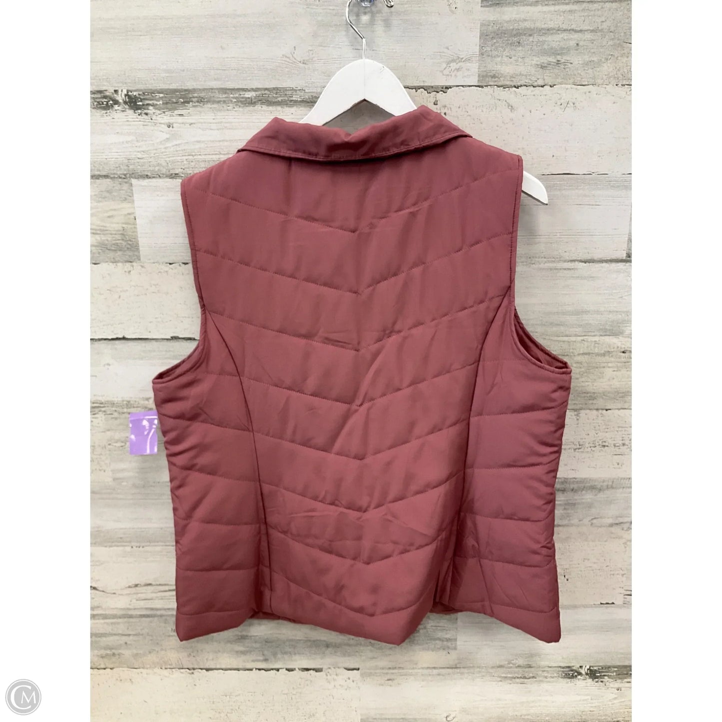 Vest Puffer & Quilted By Christopher And Banks In Mauve, Size: Xl