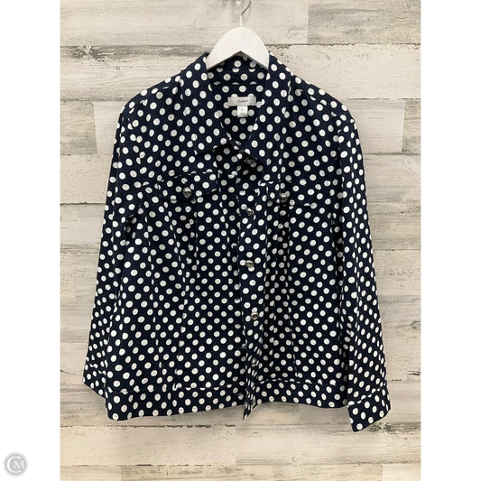 Blazer By Cj Banks In Navy, Size: 2x