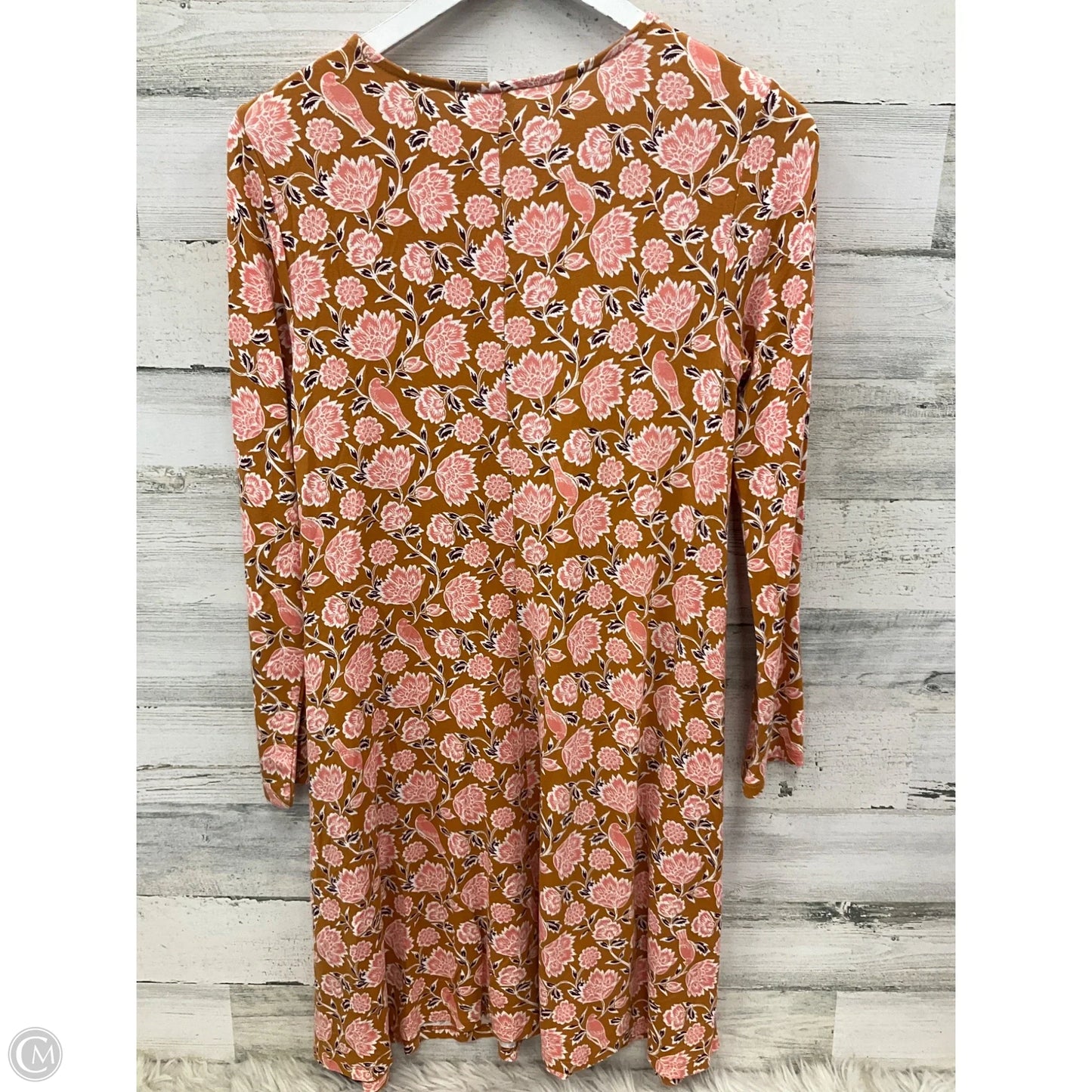 Dress Casual Midi By Old Navy In Gold, Size: S