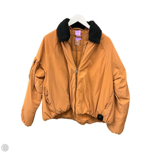 Jacket Puffer & Quilted By Free People In Brown, Size: S