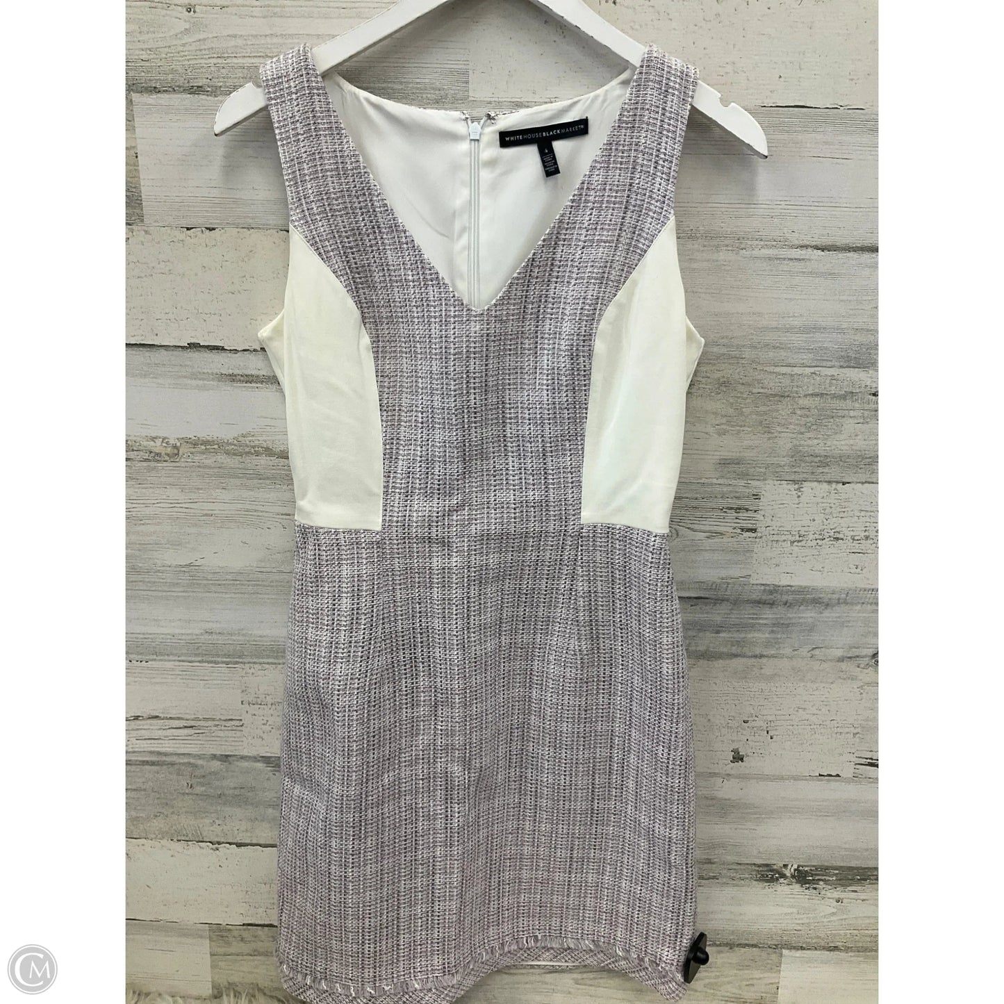 Dress Work By White House Black Market In Purple, Size: S