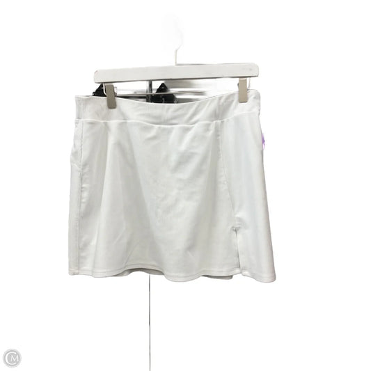 Athletic Skort By Calia In White, Size: Xl