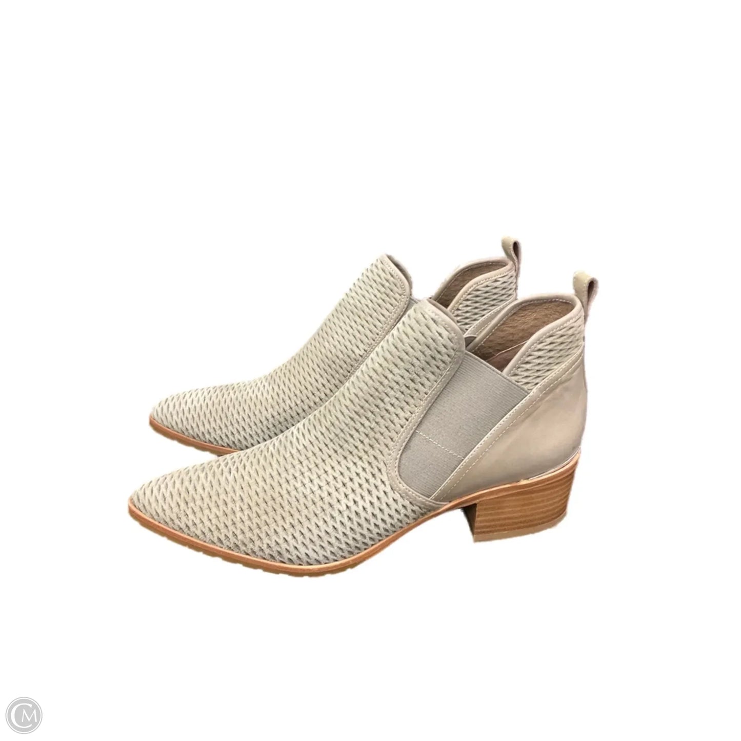 Boots Ankle Heels By Donald Pliner In Taupe, Size: 8.5