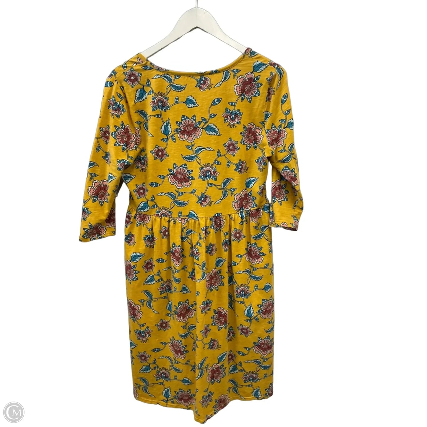 Dress Casual Short By Matilda Jane In Gold, Size: M