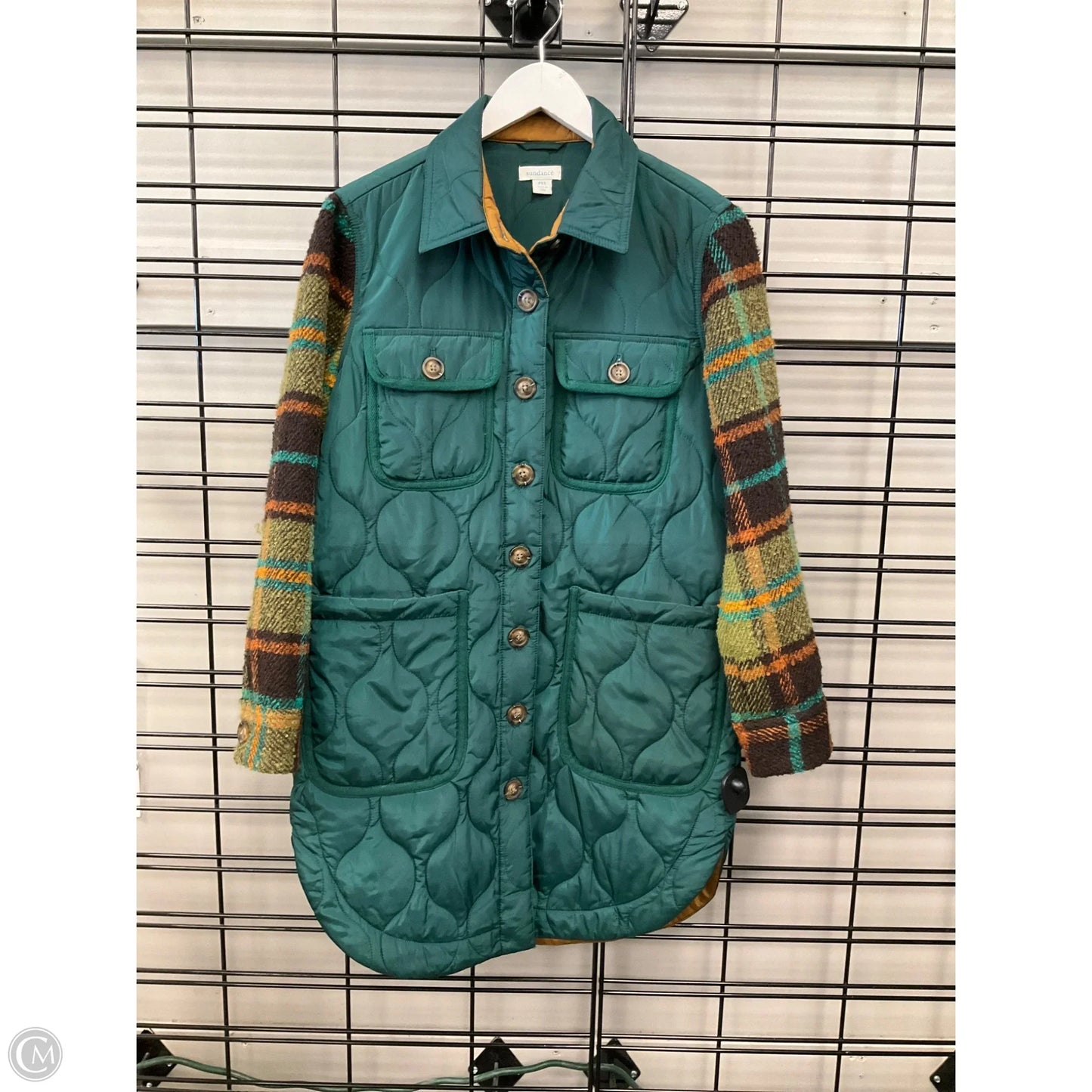 Jacket Puffer & Quilted By Sundance In Teal, Size: Xsp