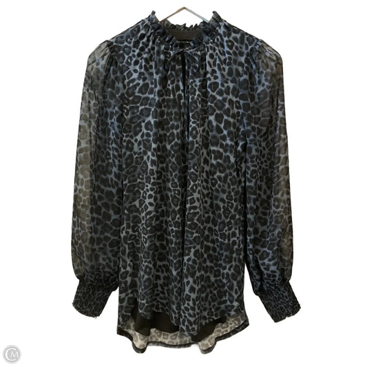 Top Long Sleeve By White House Black Market In Blue, Size: Xs