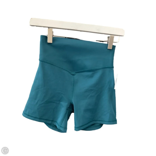Athletic Shorts By Fabletics In Teal, Size: Xs