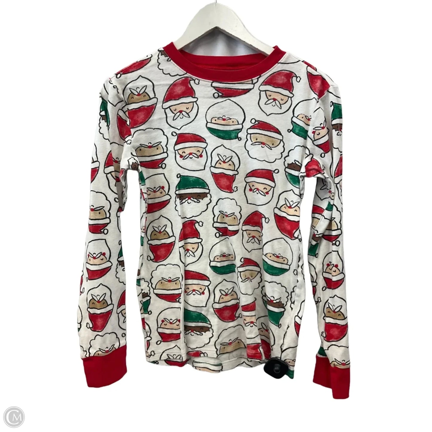 Pajamas 2pc By Clothes Mentor In Red & White, Size: M