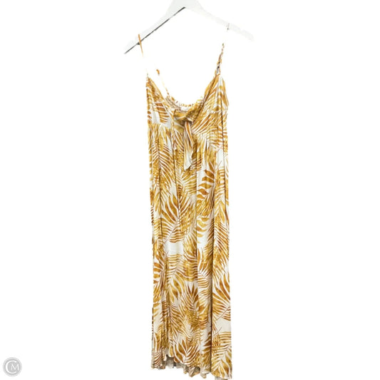 Dress Casual Maxi By Lush In Gold, Size: S