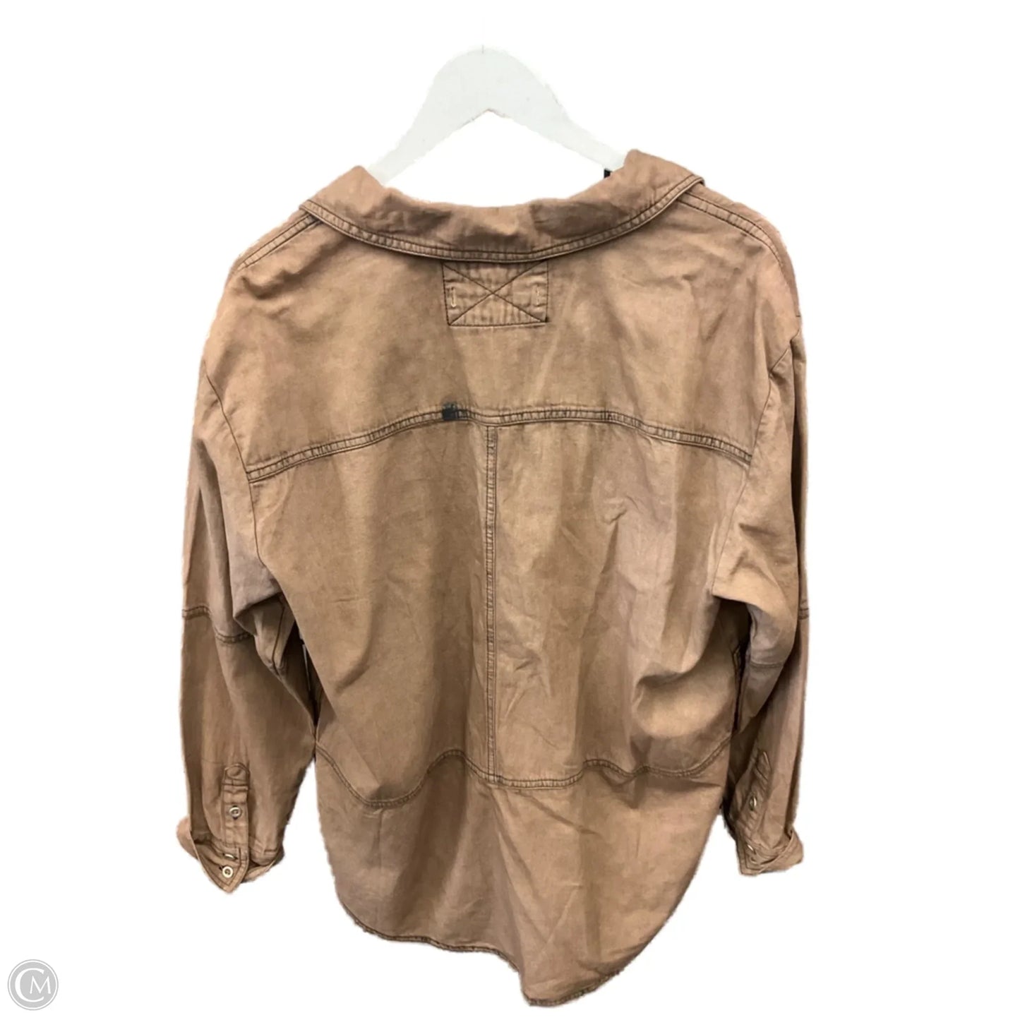 Top Long Sleeve By We The Free In Brown, Size: Xs