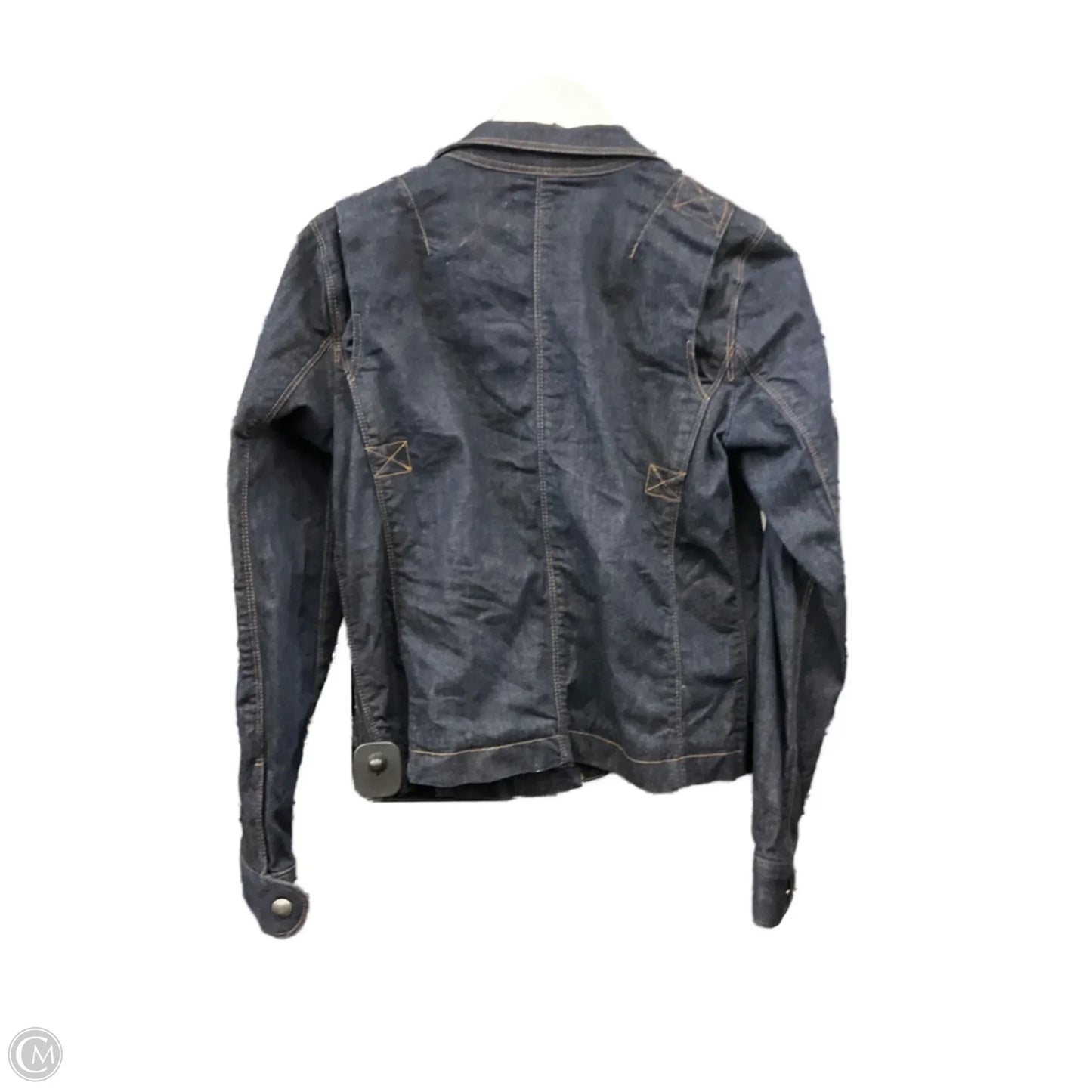 Jacket Denim By Lauren By Ralph Lauren In Blue Denim, Size: Xs
