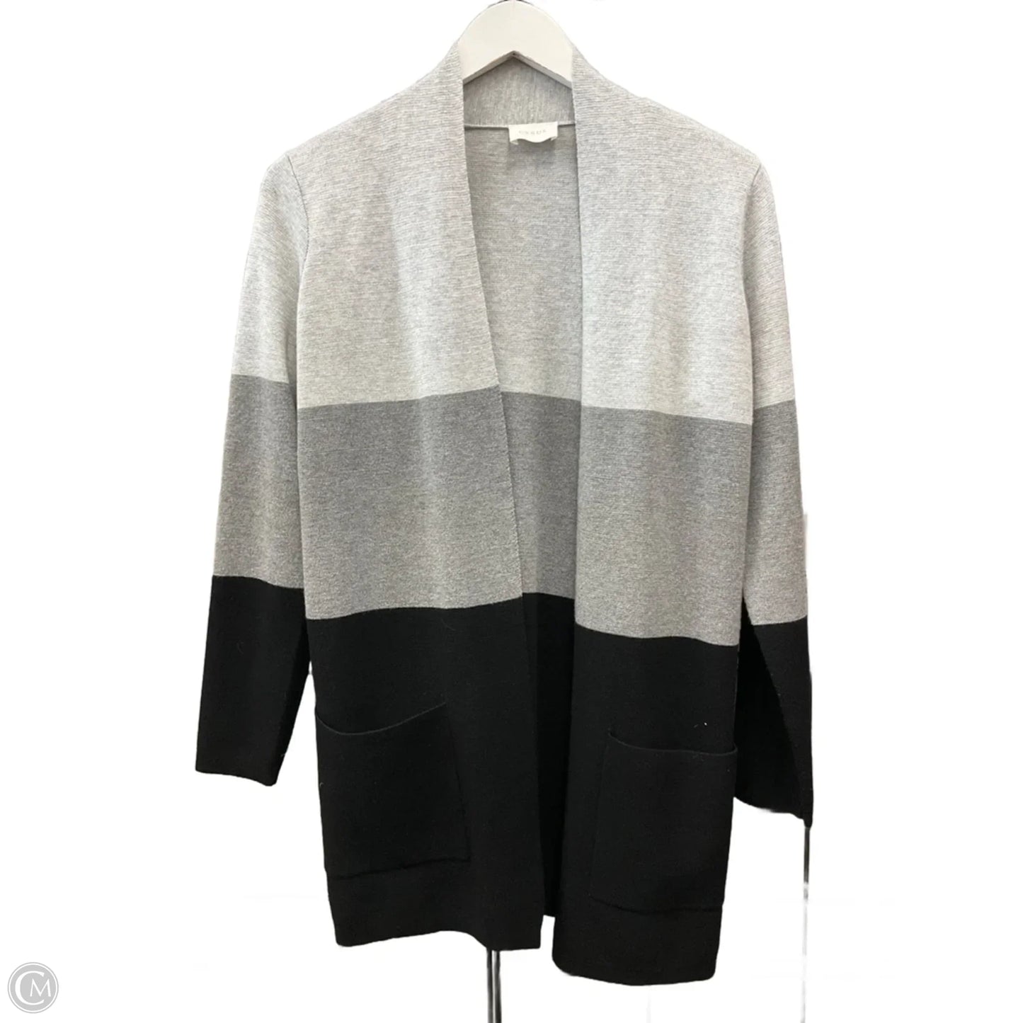 Sweater Cardigan By Cyrus Knits In Grey, Size: Xs