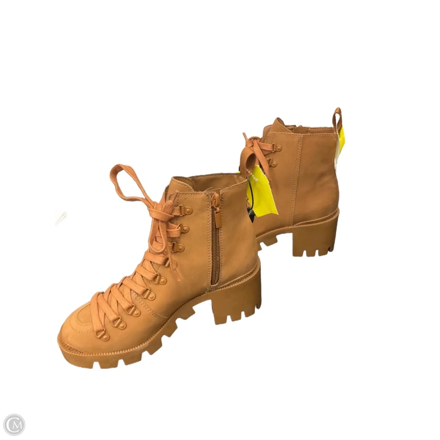 Boots Ankle Heels By Schutz In Brown, Size: 6