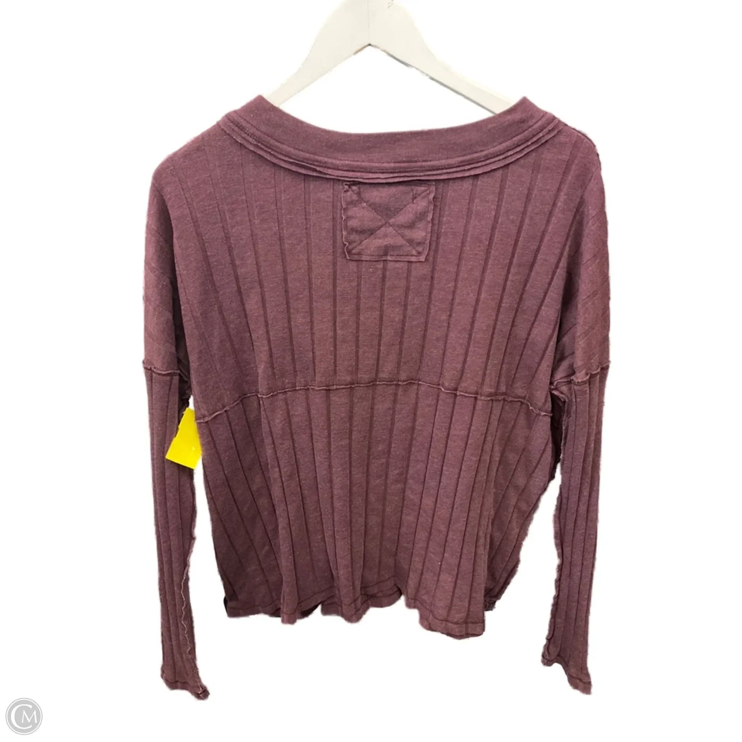 Top Long Sleeve By We The Free In Purple, Size: S