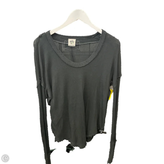 Top Long Sleeve By We The Free In Grey, Size: Xs