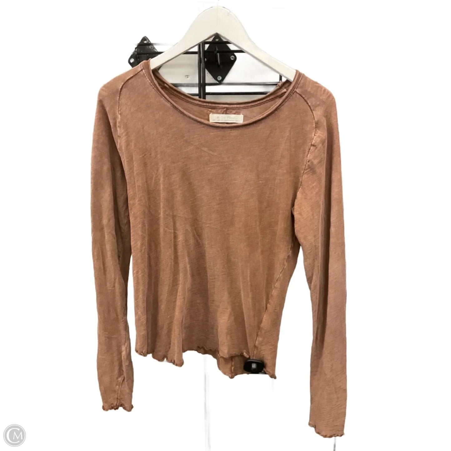 Top Long Sleeve By We The Free In Brown, Size: Xl