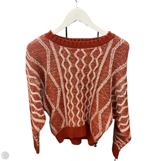 Sweater By Bke In Orange, Size: Xs