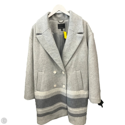 Coat Peacoat By Banana Republic In Grey, Size: L