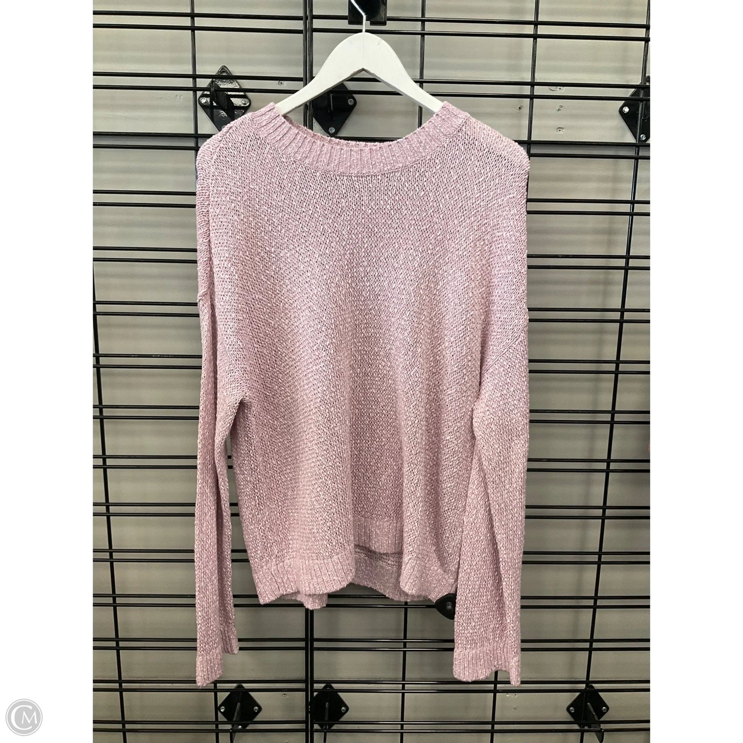 Sweater By Loft In Pink, Size: L