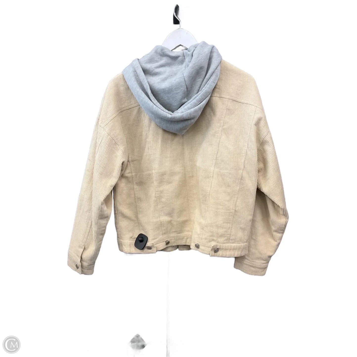 Jacket Shirt By Pol In Tan, Size: M