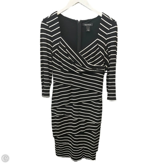 Dress Casual Midi By White House Black Market In Black, Size: M
