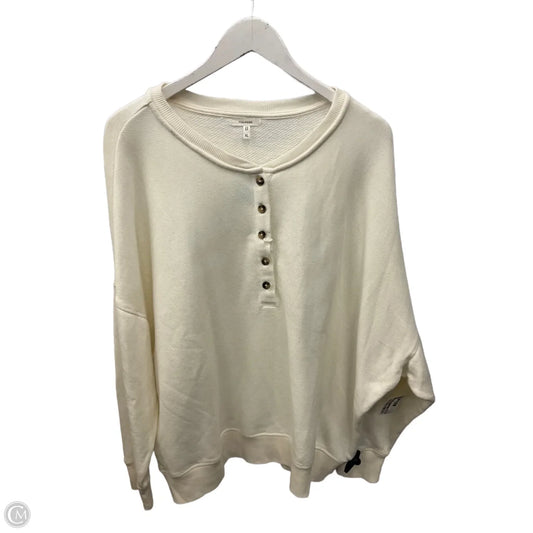 Top Long Sleeve By Maurices In Cream, Size: Xl
