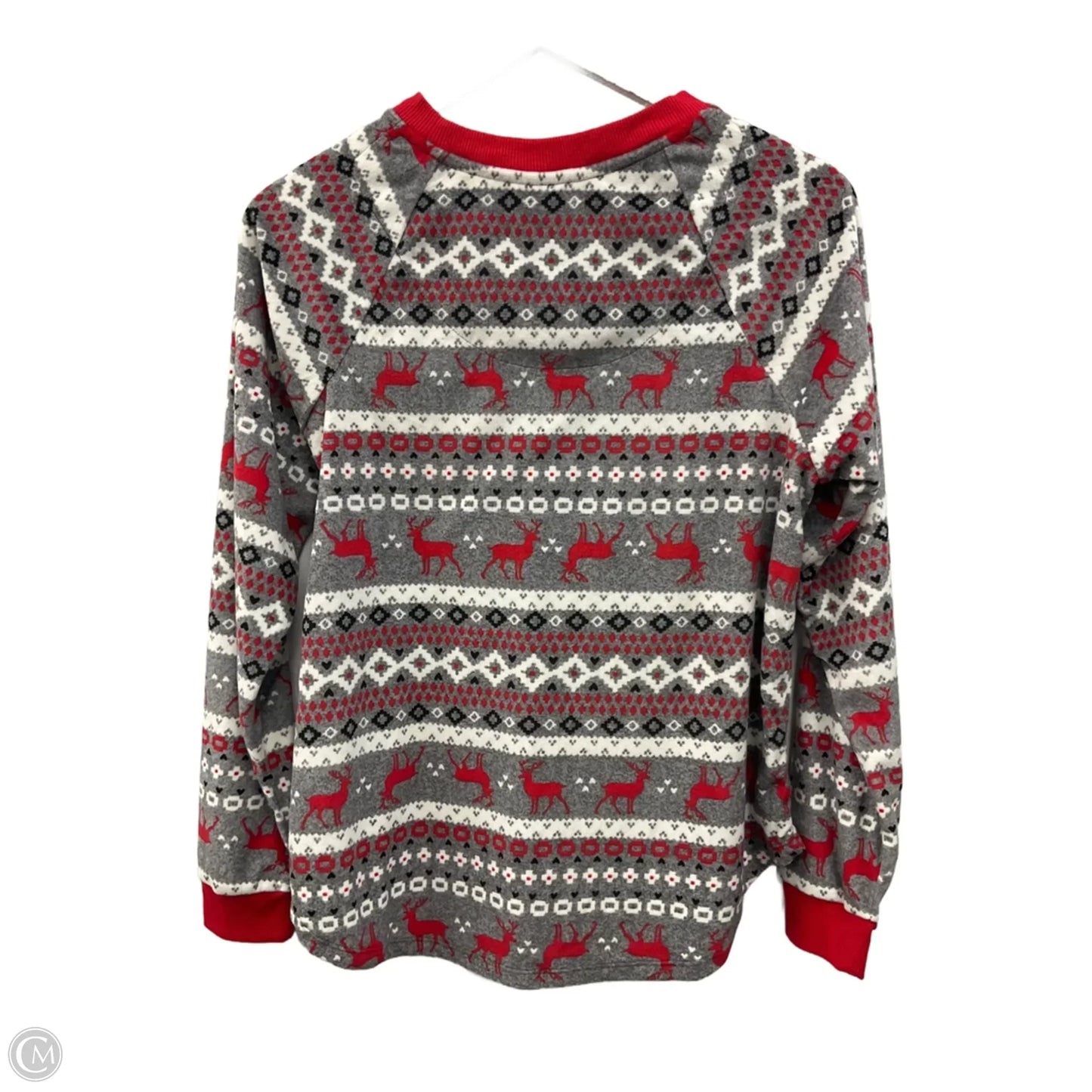 Pajamas 2pc By Kensie In Grey & Red, Size: S