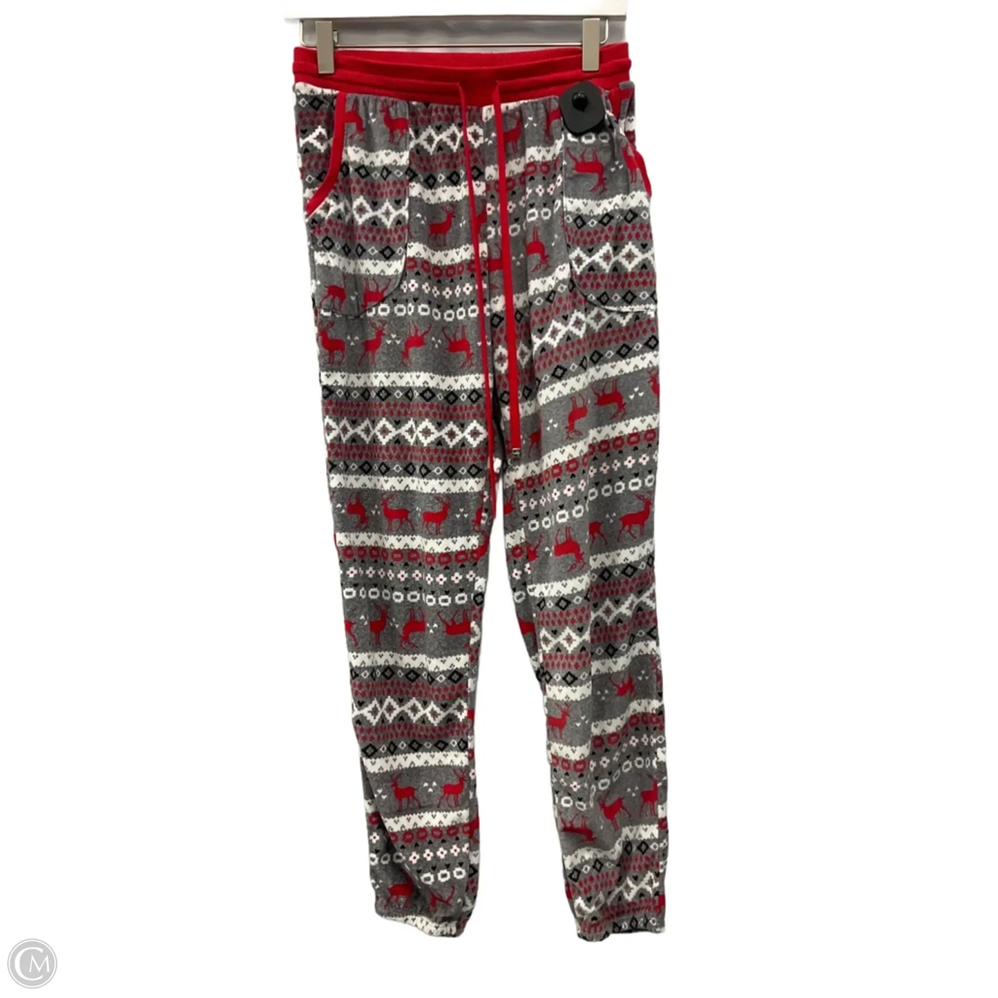 Pajamas 2pc By Kensie In Grey & Red, Size: S