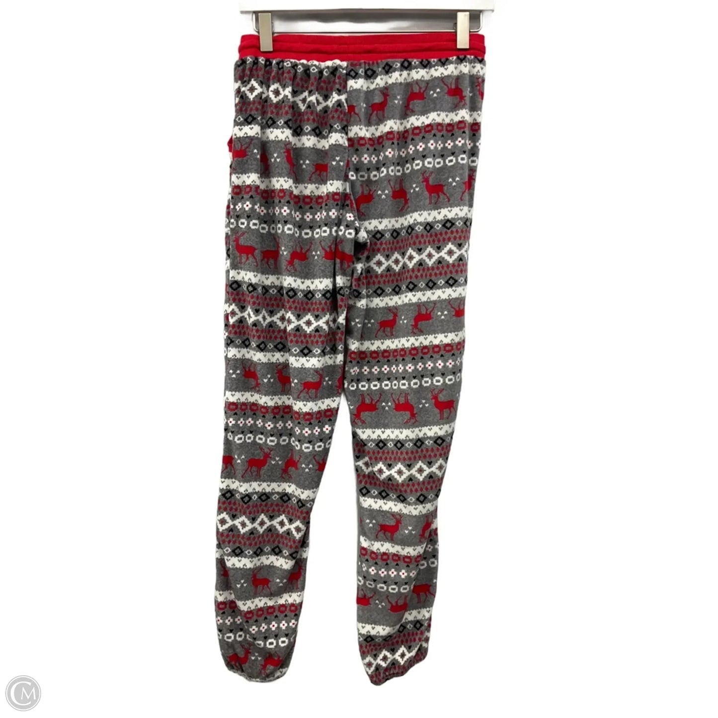Pajamas 2pc By Kensie In Grey & Red, Size: S