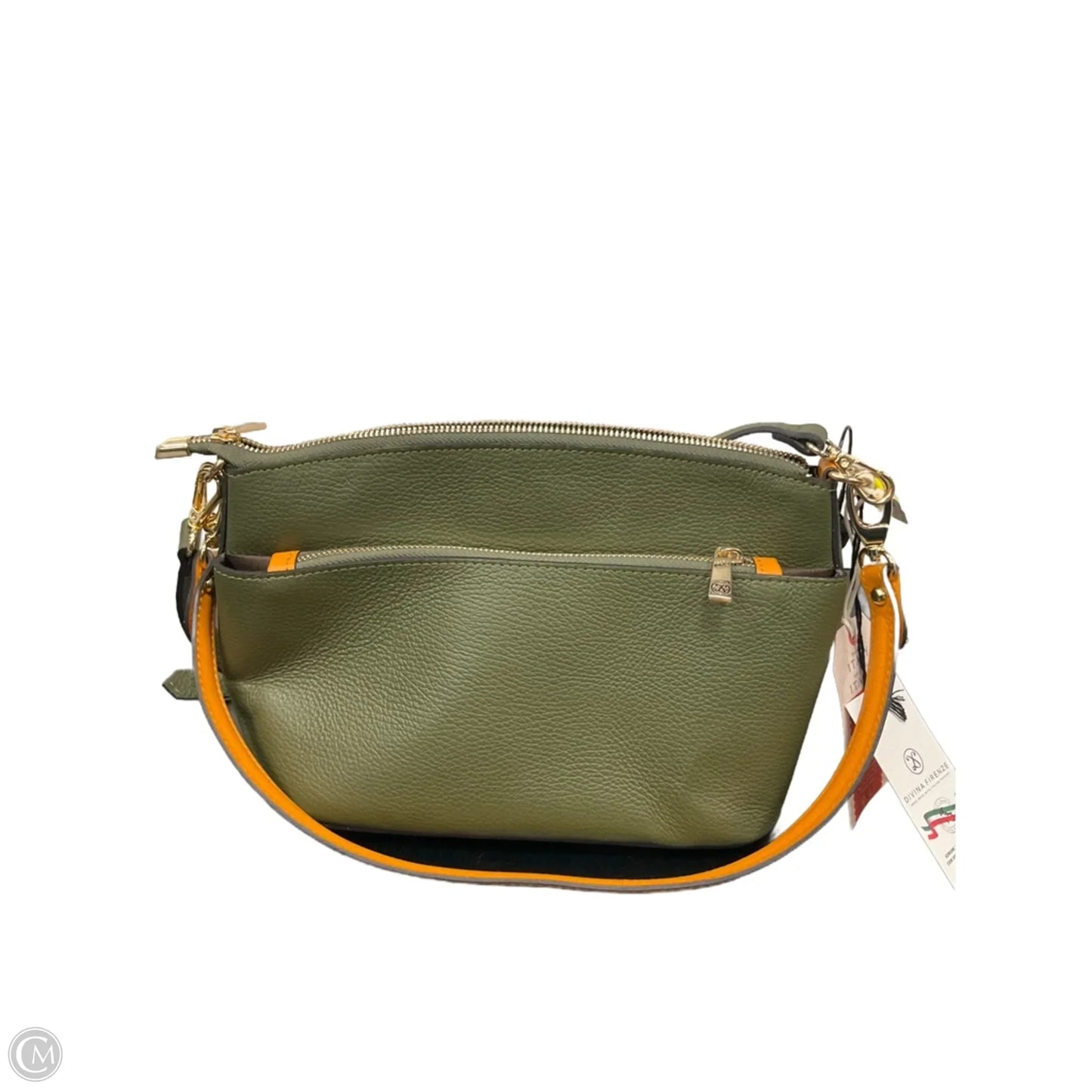 Handbag Leather By Clothes Mentor, Size: Medium