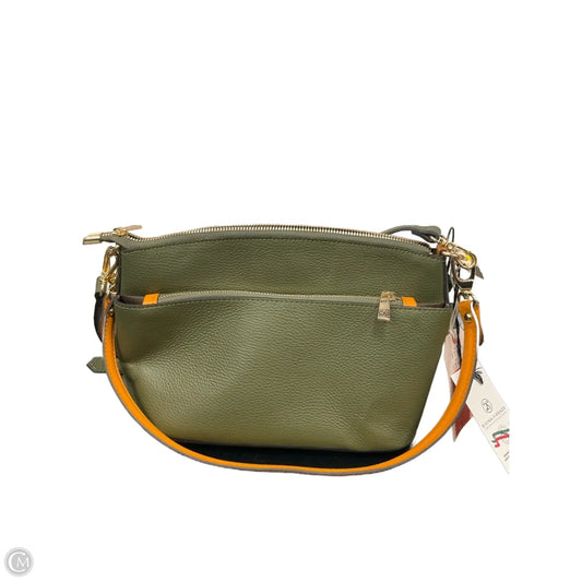 Handbag Leather By Clothes Mentor, Size: Medium