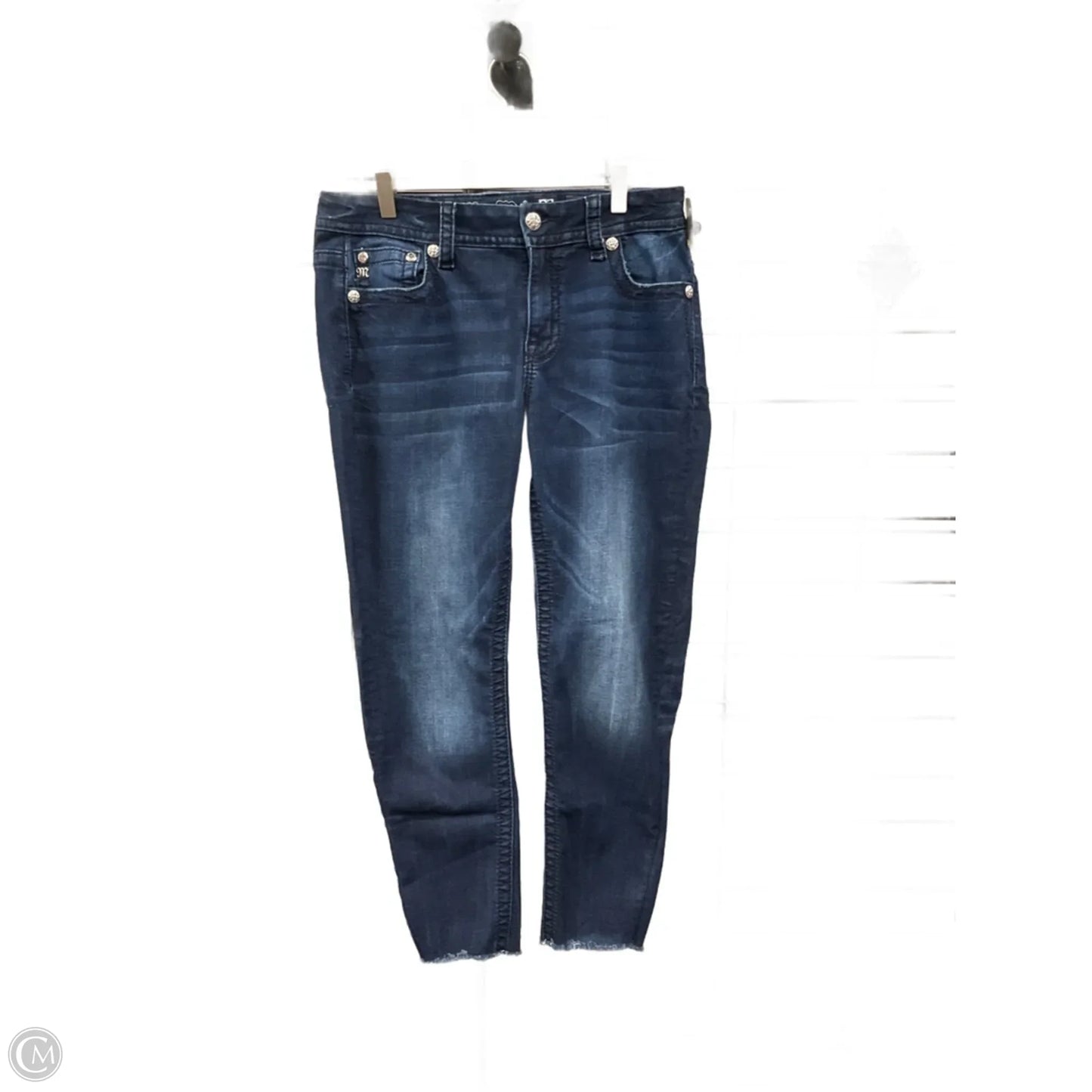Jeans Skinny By Miss Me In Blue Denim, Size: 8